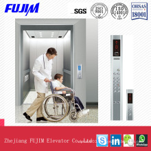 3.0m/S Residential Elevator Stretcher Lift with Hairline Stainless Steel